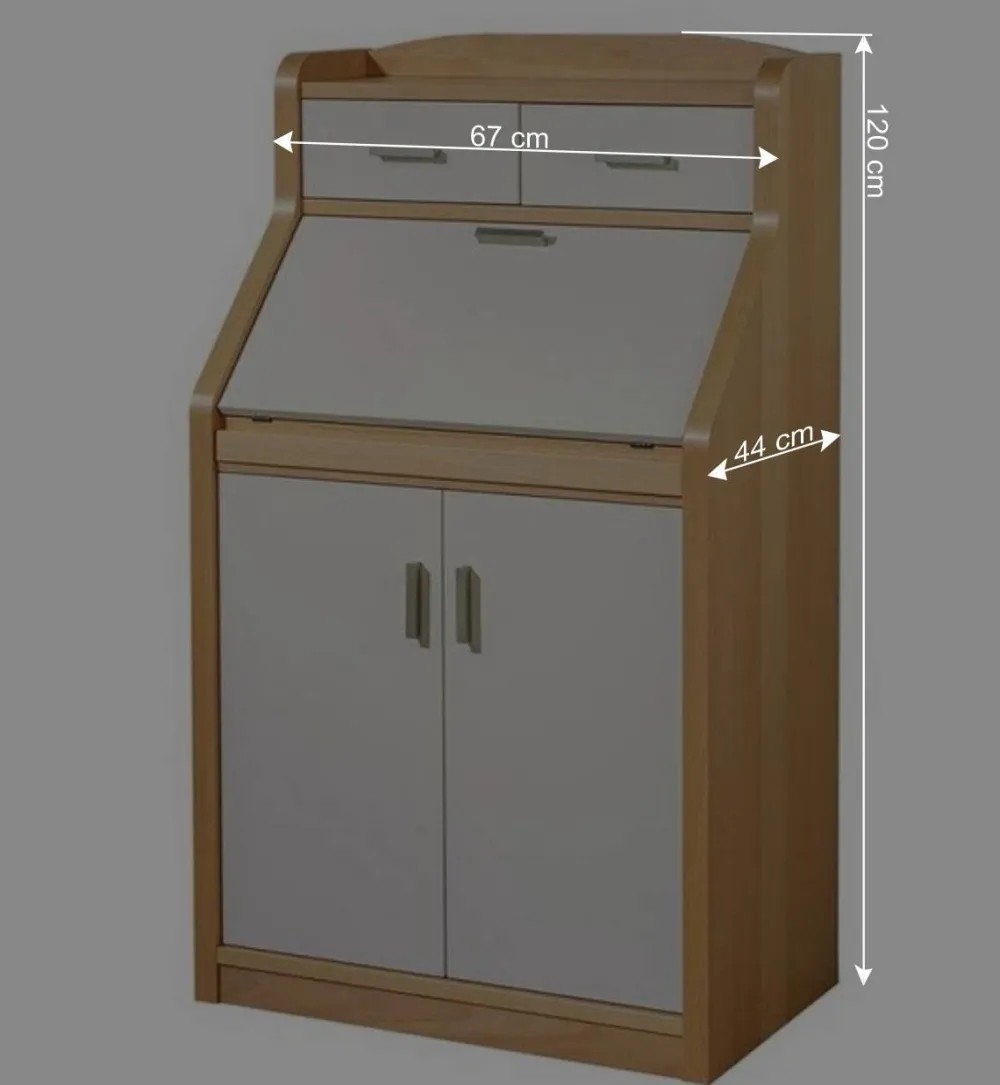 Wohnen Esszimmerschränke*Hochwertiger Sekretär in Creme & Buche - Rayn