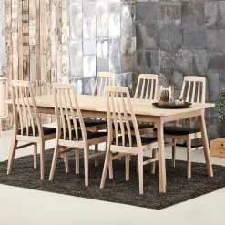 Wohnen Küchenstühle|Esszimmerstühle*Hochwertiger Stuhl aus Eichenholz - Baddy (2er Set)