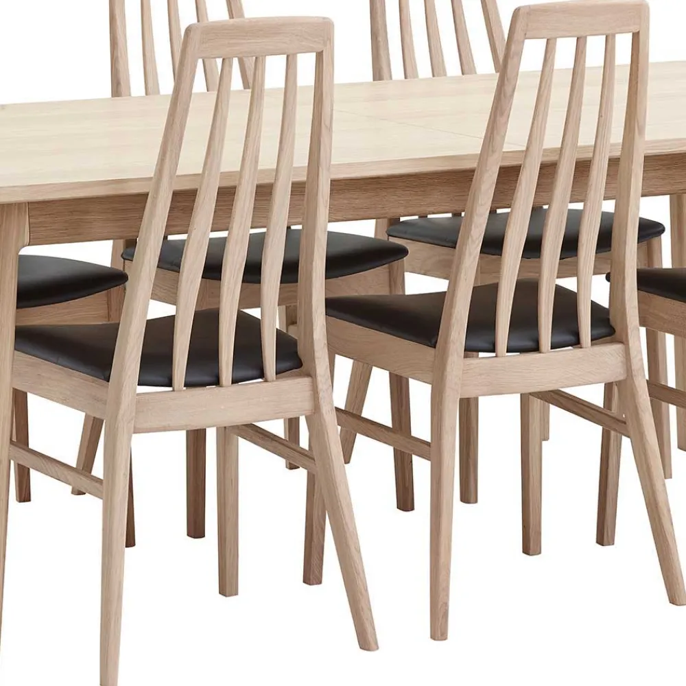 Wohnen Küchenstühle|Esszimmerstühle*Hochwertiger Stuhl aus Eichenholz - Baddy (2er Set)