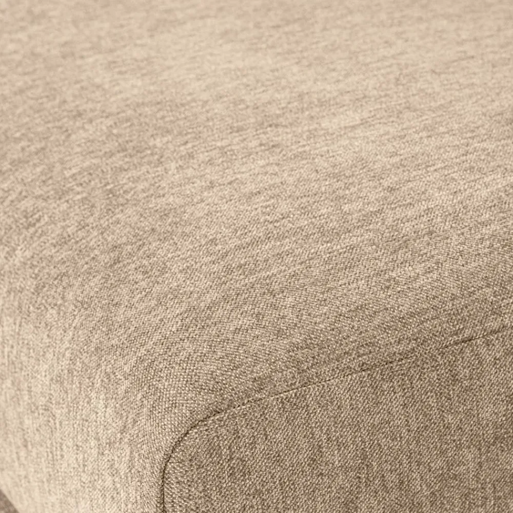 Wohnen Barhocker|Hocker*Hocker in Beigegrau mit Schwarz - Paola