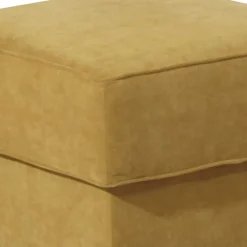 Wohnen Barhocker*Hocker in Gelb Veloursstoff - Tablon