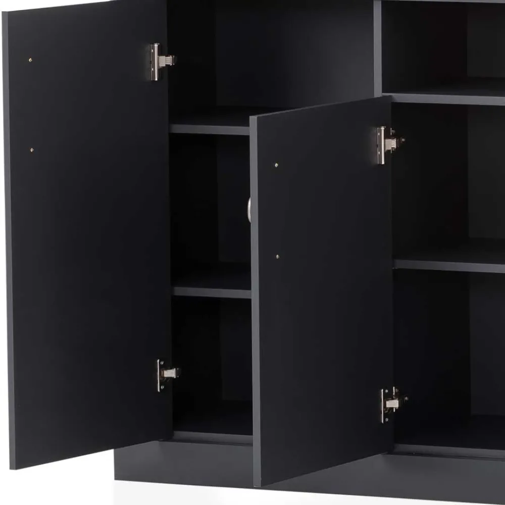 Wohnen Küchenschränke|Sideboards & Kommoden*Hohe Anrichte im Modernen Landhaus Look - Lionel