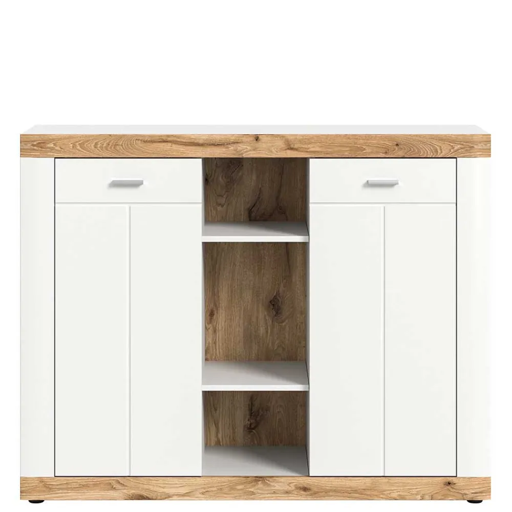 Wohnen Hohe Kommode mit zwei Türen & drei Fächern - Hihat