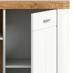 Wohnen Hohe Kommode mit zwei Türen & drei Fächern - Hihat