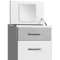 Wohnen Schminktische*Hohe Schminkkommode mit Spiegel im Deckel - Orsidio