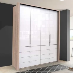 Wohnen Jugendzimmerschränke*Hoher Kleiderschrank 2 türig - Bosays