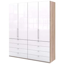 Wohnen Jugendzimmerschränke*Hoher Kleiderschrank 2 türig - Bosays