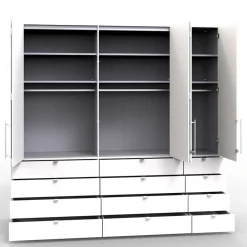 Wohnen Hoher Schlafzimmer-Kleiderschrank mit zwölf Schubladen - Lavista