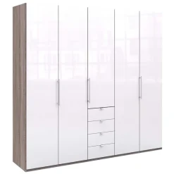 Wohnen Kleiderschränke|Kleiderschränke*Hoher Schlafzimmer-Kleiderschrank kombiniert - Empresian