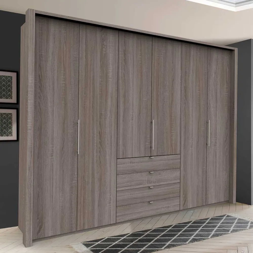 Wohnen Schränke|Kleiderschränke*Hoher Schlafzimmerschrank 3 türig - Crenba