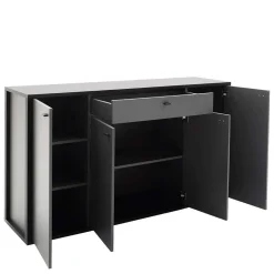 Wohnen Hohes Sideboard in Grau & Anthrazit - Ridona
