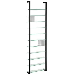 Wohnen Hohes Wandregal für CDs und DVDs - Clobia I