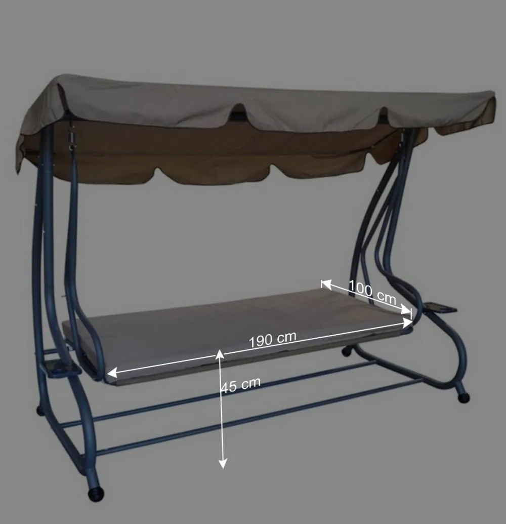 Wohnen Hollywood Schaukel Alino in Creme