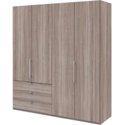 Wohnen Jugendzimmerschränke*Holz Dekor Schlafzimmerschrank mit Falttüren - Crenba