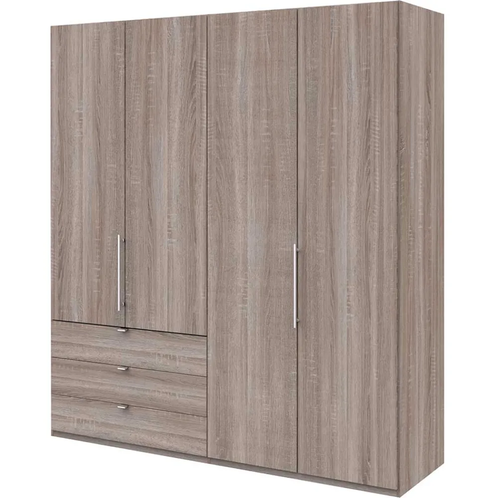 Wohnen Jugendzimmerschränke*Holz Dekor Schlafzimmerschrank mit Falttüren - Crenba