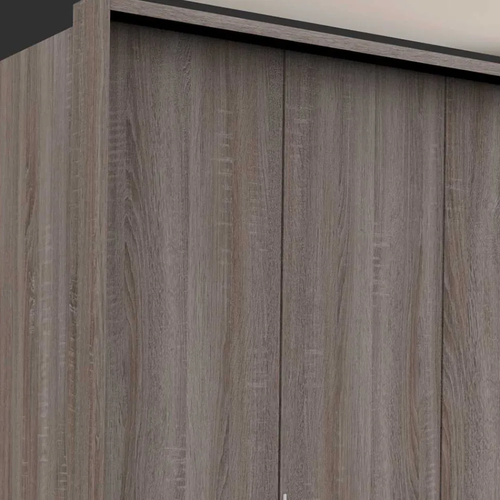 Wohnen Jugendzimmerschränke*Holz Dekor Schlafzimmerschrank mit Falttüren - Crenba