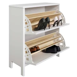 Wohnen Garderoben|Garderoben*Holz Dielenmöbel in Weiß gewachst - Oranias (vierteilig)