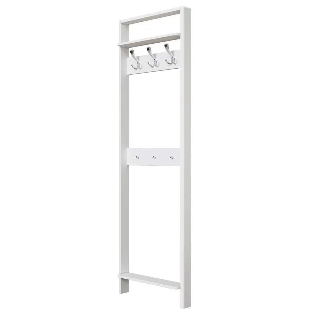 Wohnen Garderoben|Garderoben*Holz Dielenmöbel in Weiß gewachst - Oranias (vierteilig)