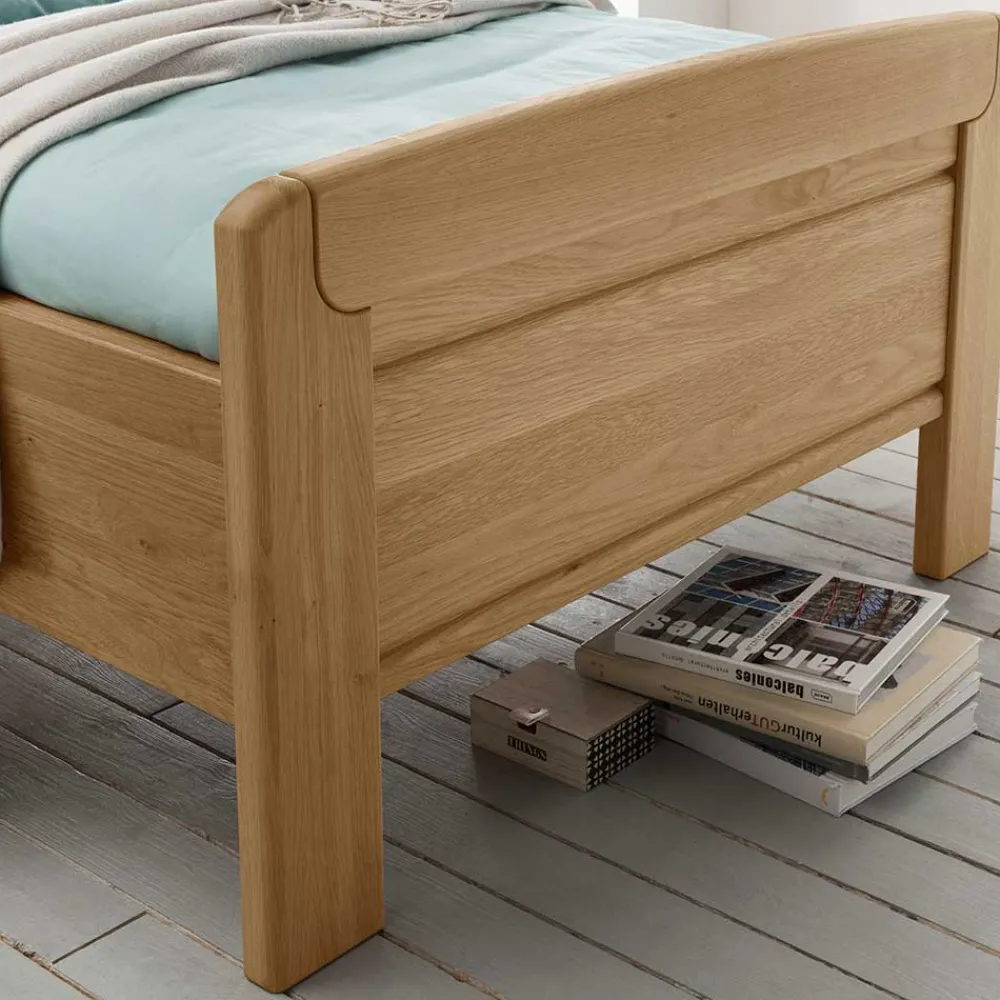 Wohnen Betten|Betten*Holz Einzelbett mit Kopf- und Fußteil - Emdsiva