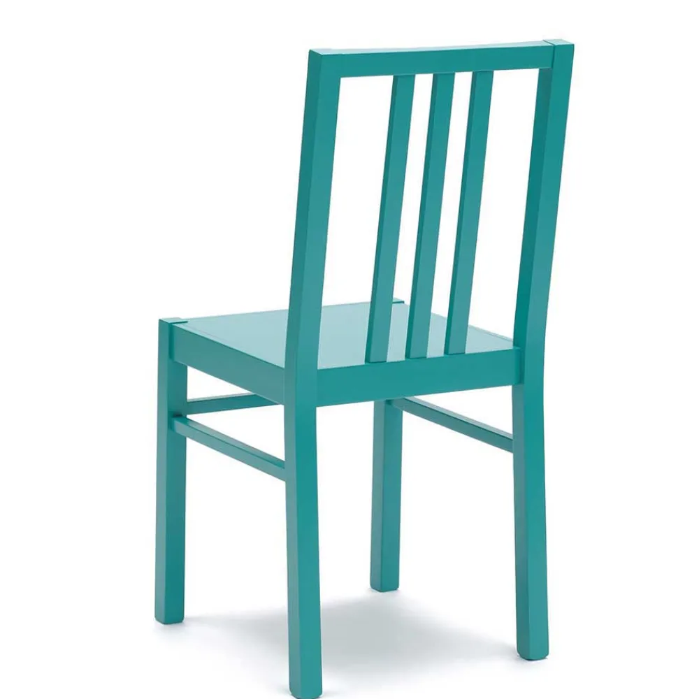 Wohnen Holz Esszimmerstuhl in Türkis Grenium aus Buche (2er Set)