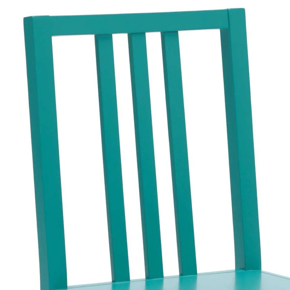 Wohnen Holz Esszimmerstuhl in Türkis Grenium aus Buche (2er Set)