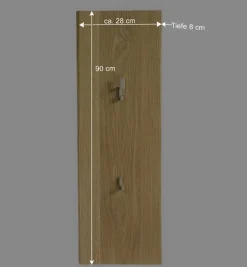 Wohnen Holz Garderoben Set aus Eiche - Avidora (vierteilig)