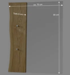 Wohnen Holz Garderoben Set aus Eiche - Avidora (vierteilig)