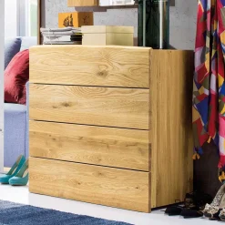 Wohnen Holz Garderoben Set aus Eiche - Avidora (vierteilig)