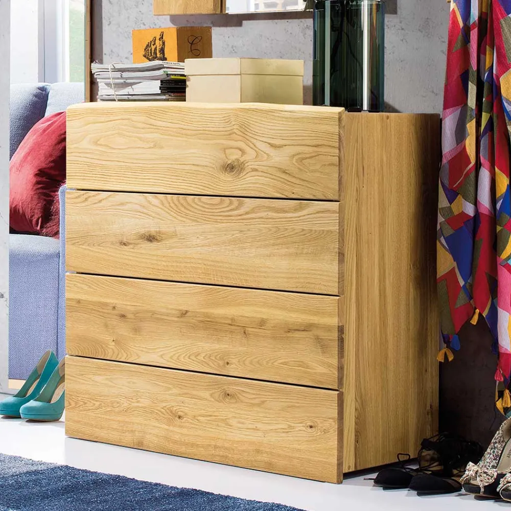 Wohnen Holz Garderoben Set aus Eiche - Avidora (vierteilig)