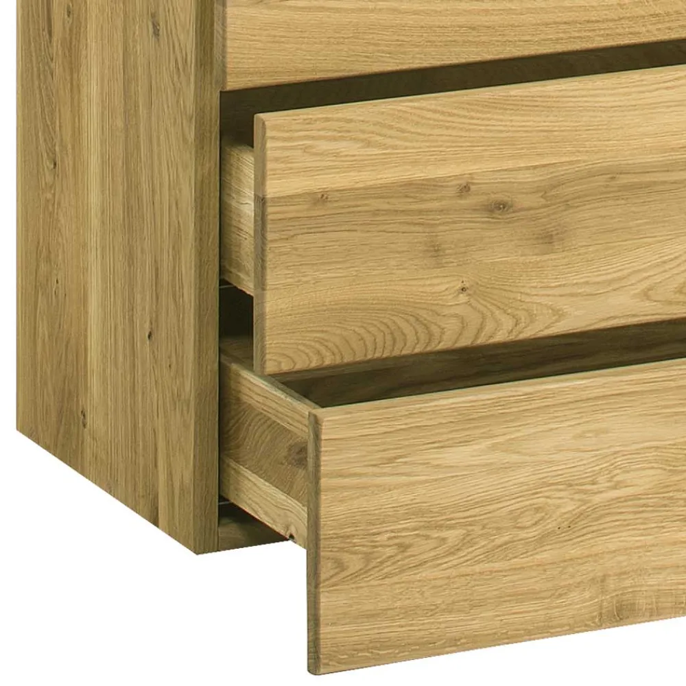 Wohnen Holz Garderoben Set aus Eiche - Avidora (vierteilig)