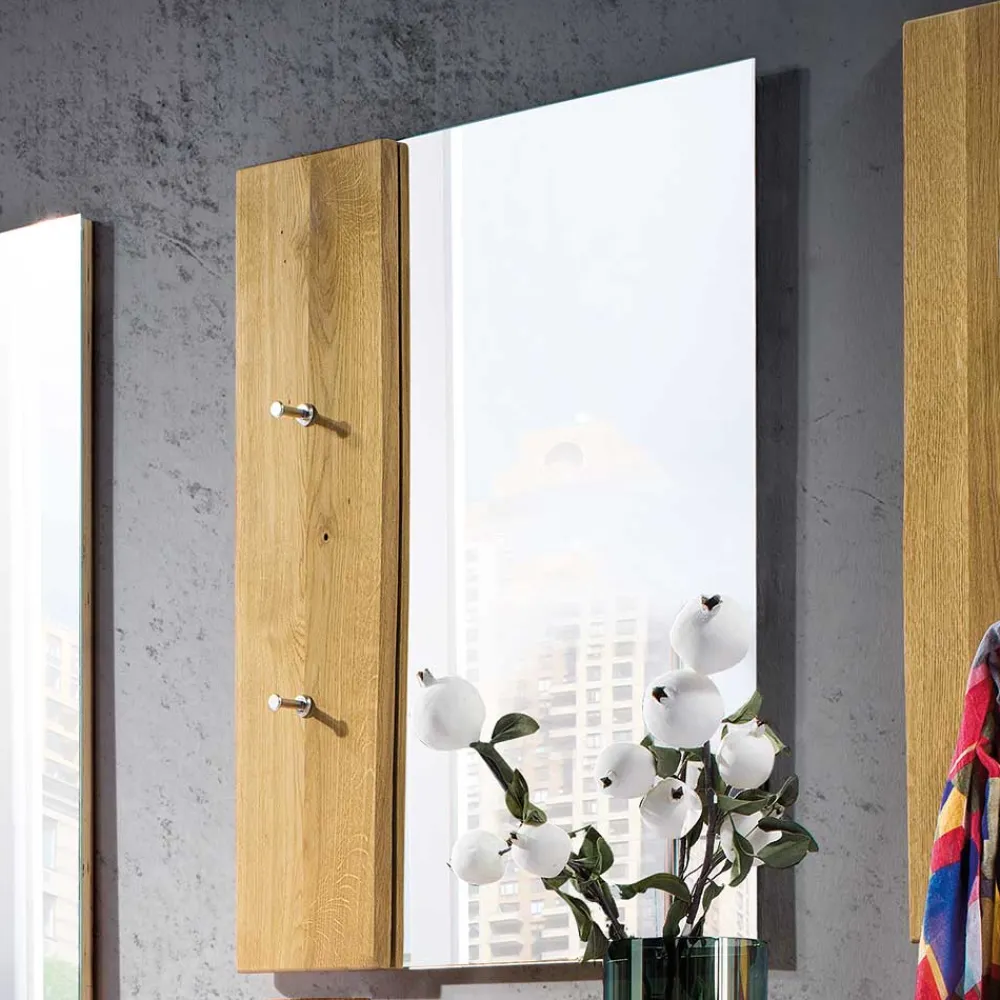 Wohnen Holz Garderoben Set aus Eiche - Avidora (vierteilig)