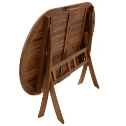 Wohnen Sitzgruppe|Balkonmöbel*Holz Gartenmöbel klappbar - Tarina (siebenteilig)