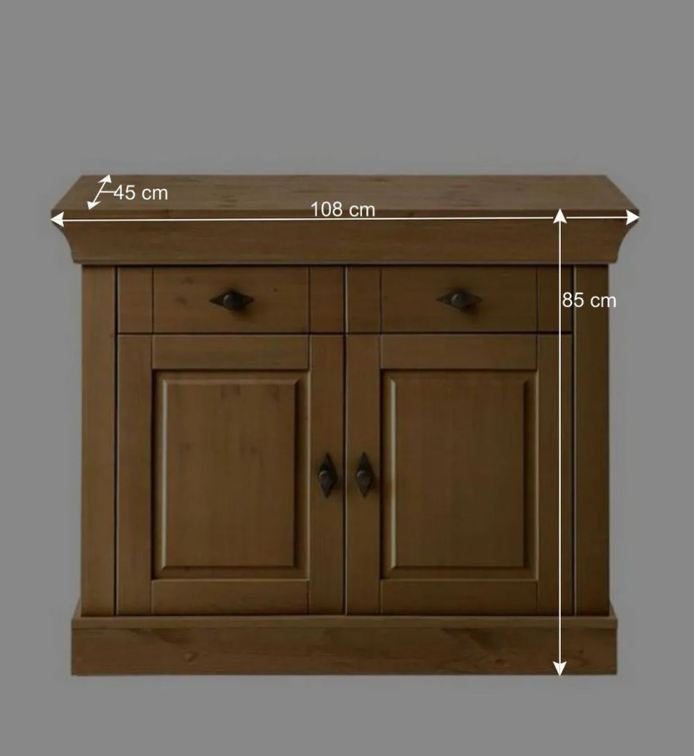 Wohnen Holz Kommode Piatra im Landhaus Design