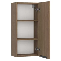 Wohnen Glasmöbel*Holz Look Badezimmermöbel Set - Ucaida (vierteilig)