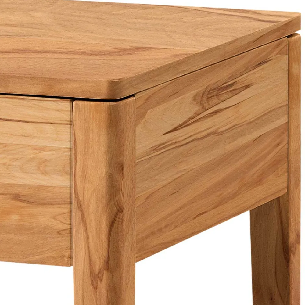 Wohnen Holz Nachttisch aus Wildbuche massiv - Emjana
