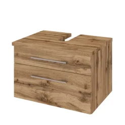 Wohnen Waschtisch|Waschbeckenunterschränke*Holz Optik Waschbecken Schrank 60 cm - Userina