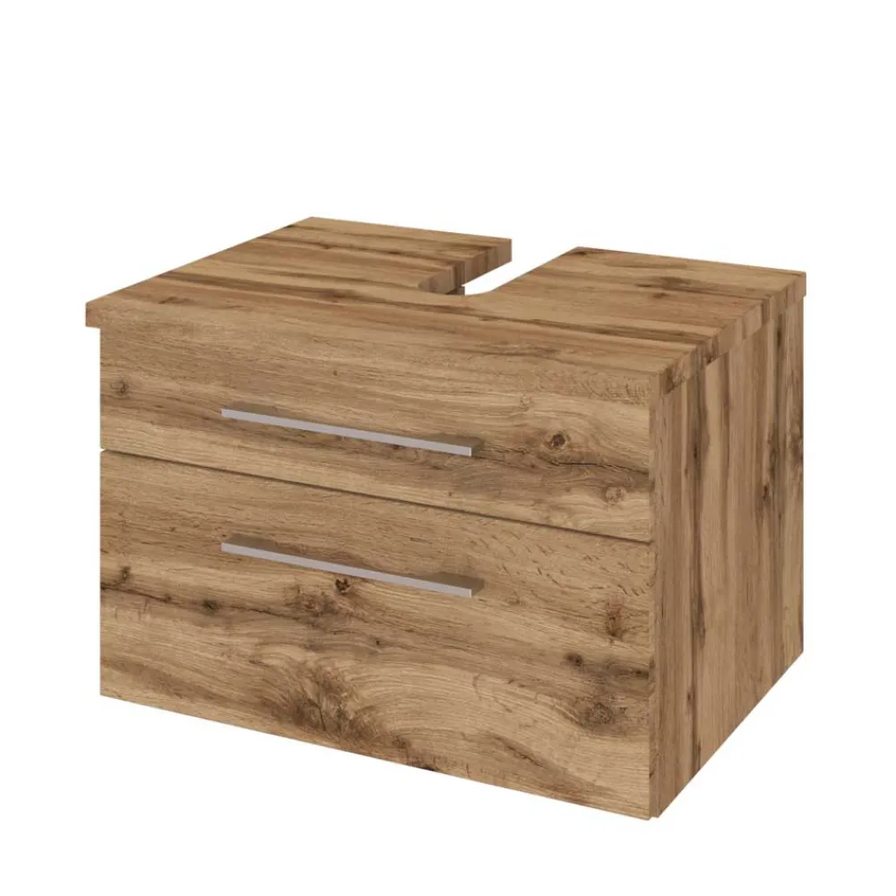 Wohnen Waschtisch|Waschbeckenunterschränke*Holz Optik Waschbecken Schrank 60 cm - Userina
