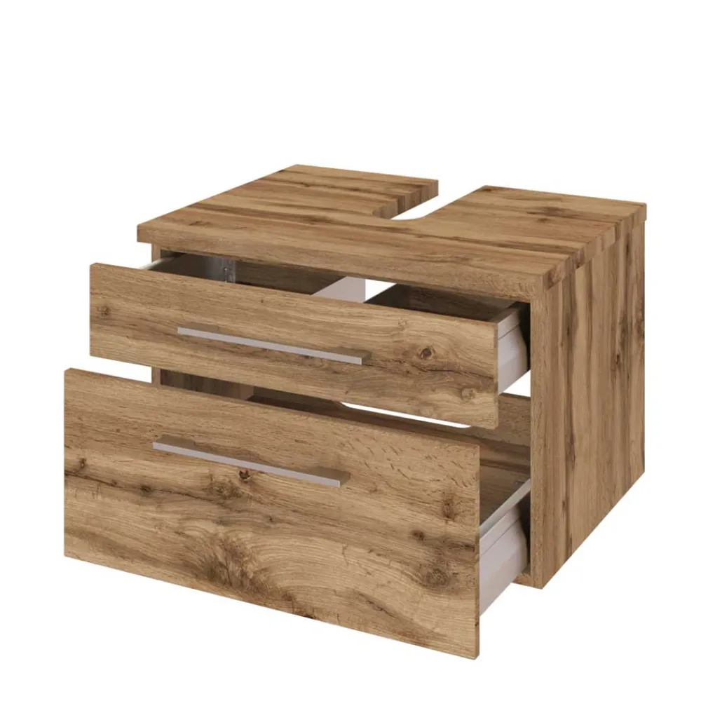 Wohnen Waschtisch|Waschbeckenunterschränke*Holz Optik Waschbecken Schrank 60 cm - Userina