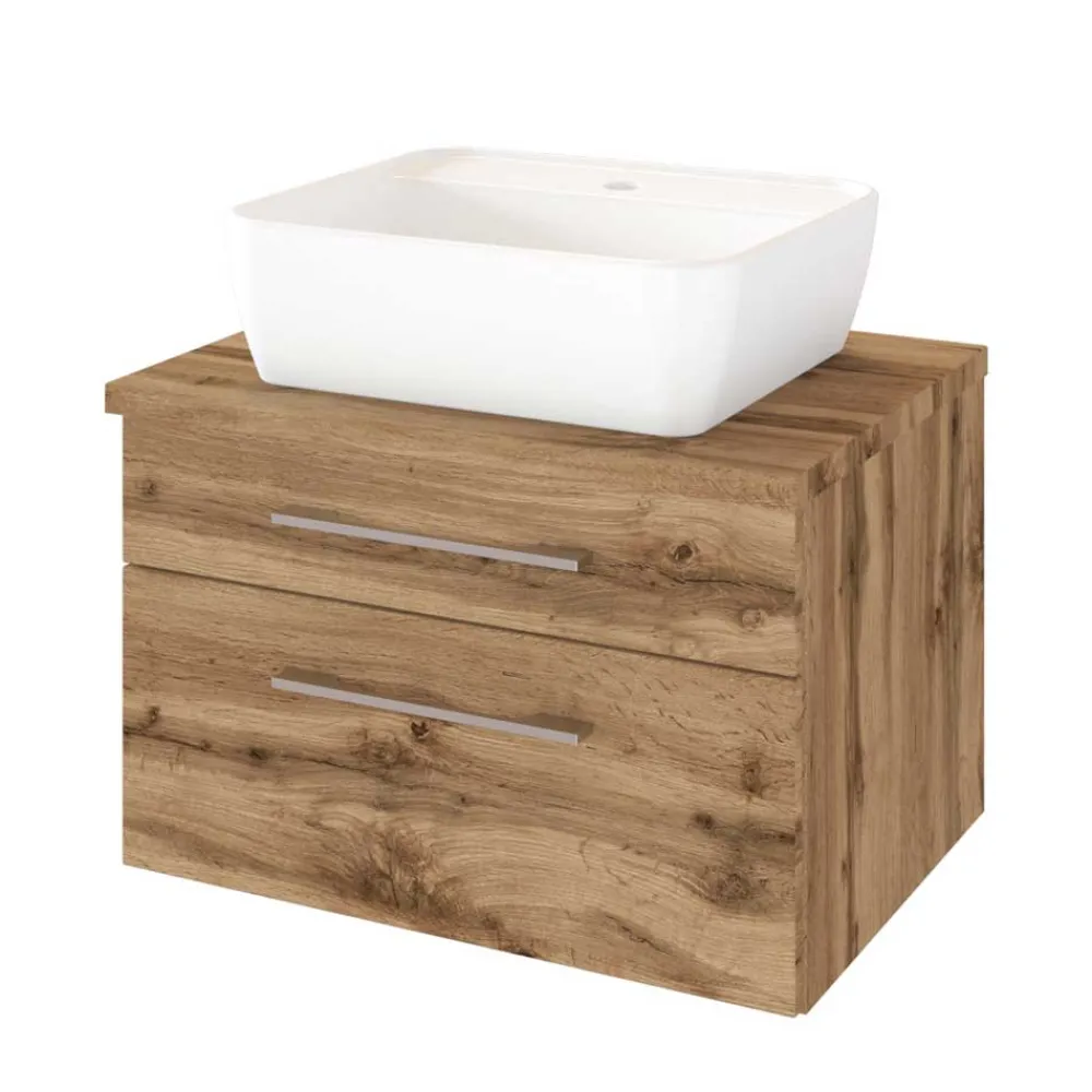 Wohnen Waschtisch|Waschbeckenunterschränke*Holz Optik Waschtisch in Wildeiche - Userina