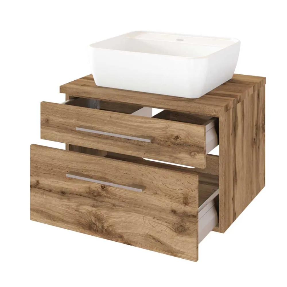 Wohnen Waschtisch|Waschbeckenunterschränke*Holz Optik Waschtisch in Wildeiche - Userina