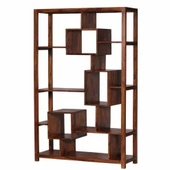 Wohnen Holz Raumteilerregal Hoslo extravagant gestaltet