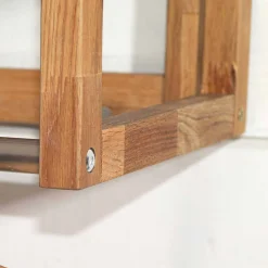 Wohnen Bürogarderoben|Garderoben*Holz Wand-Garderobe aus geölter Eiche - Helvana