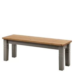 Wohnen Sitzbank|Küchenbänke*Holzbank Cempino in Grau Kiefer massiv