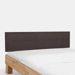 Wohnen Holzbett Abraham mit Polsterkopfteil (dreiteilig)