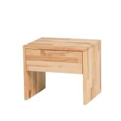 Wohnen Holzbett Abraham mit Polsterkopfteil (dreiteilig)