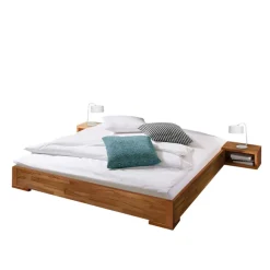 Wohnen Holzbett Arzoo ohne Kopfteil