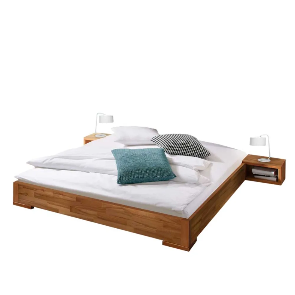 Wohnen Holzbett Arzoo ohne Kopfteil