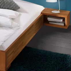 Wohnen Holzbett Arzoo ohne Kopfteil