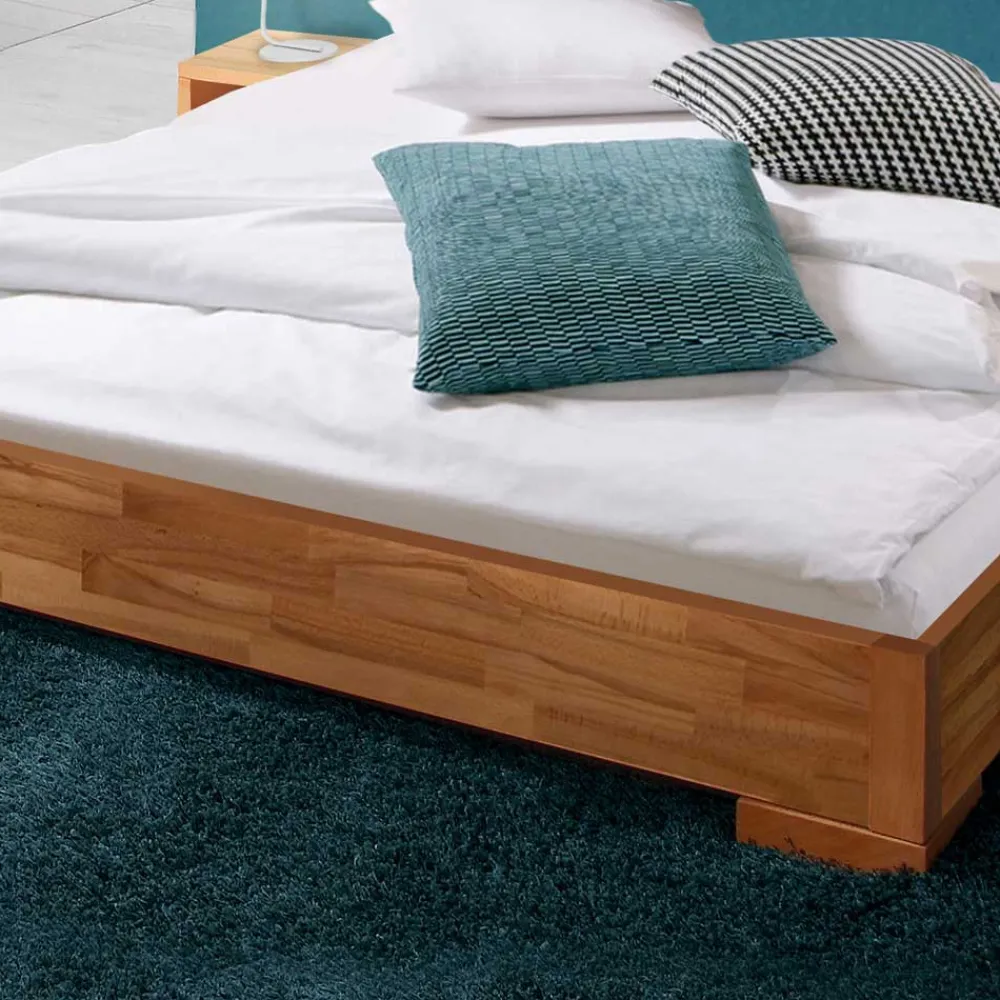 Wohnen Holzbett Arzoo ohne Kopfteil