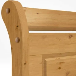 Wohnen Holzbett Corabia mit Nachtkommoden (dreiteilig)